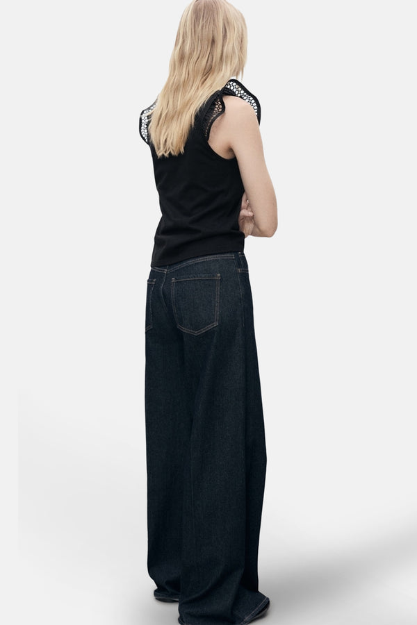 Top (sans manches) Noir - MANGO