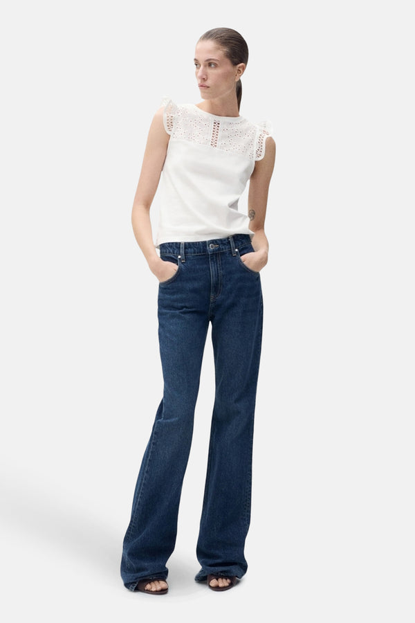 Top (sans manches) Blanc - MANGO