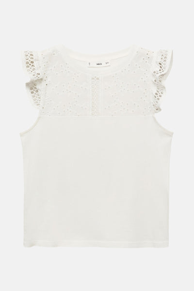 Top (sans manches) Blanc - MANGO