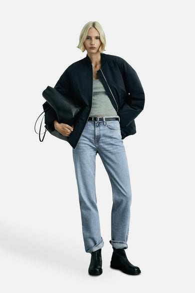 Jean droit LIGHT BLUE DENIM - MANGO