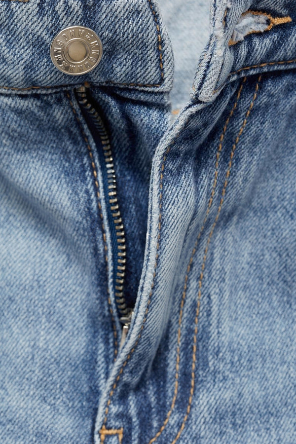 Jean droit LIGHT BLUE DENIM - MANGO