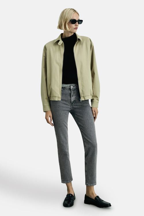 CLAUDIA - mid grey denim