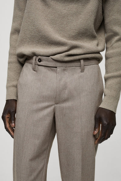 Pantalon de costume Brun - MANGO