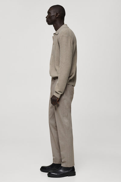 Pantalon de costume Brun - MANGO