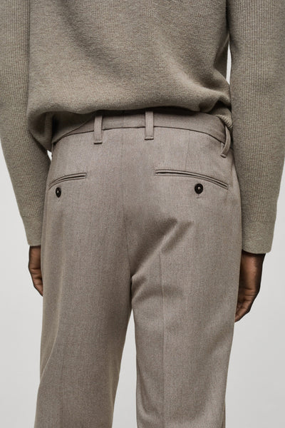 Pantalon de costume Brun - MANGO