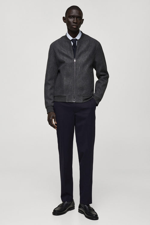 Pantalon de costume Bleu - MANGO