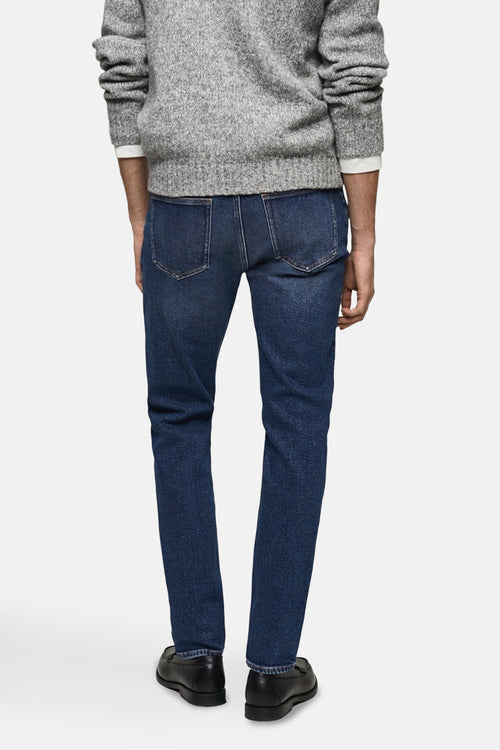 Jean slim MID BLUE DENIM - MANGO