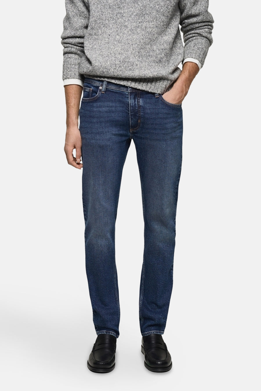 JEANS JAN - mid blue denim