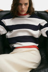 Pull col rond Bleu - MANGO