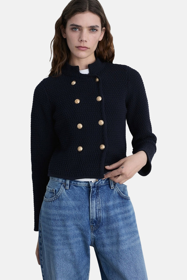 Cardigan Bleu - MANGO