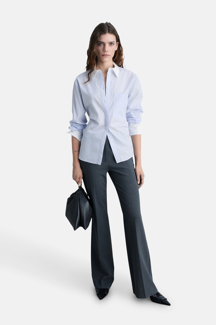 Chemisier (manches longues) Bleu - MANGO