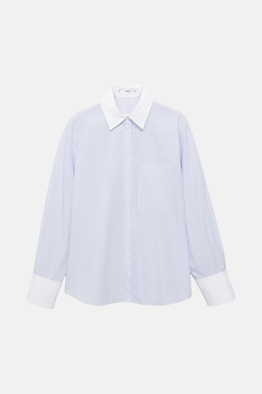 Chemisier (manches longues) Bleu - MANGO
