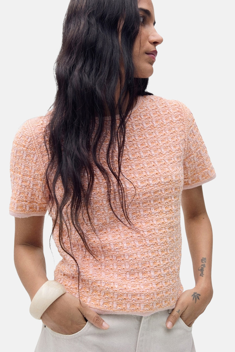 Trui met ronde hals Roze - MANGO