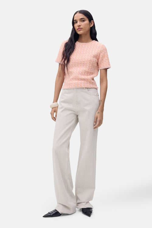 Trui met ronde hals Roze - MANGO