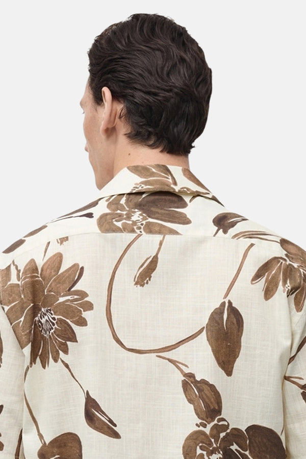 Chemise (manches courtes) Brun - MANGO