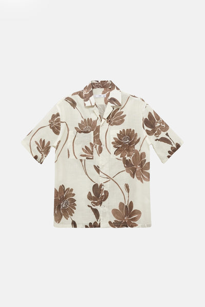 Hemd (korte mouwen) Bruin - MANGO