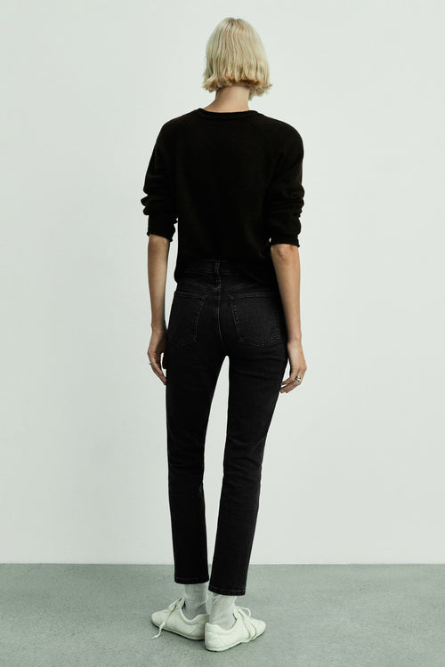 CLAUDIA - dark grey denim