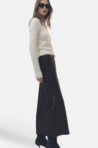 Pull col montant Blanc - MANGO