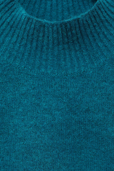 Pull col rond Vert - MANGO