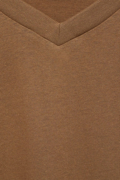 T-shirt (korte mouwen) Bruin - MANGO