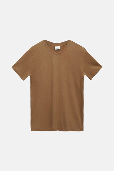 T-shirt (korte mouwen) Bruin - MANGO