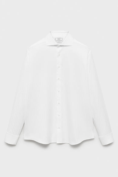 Chemise à manches longues - blanc