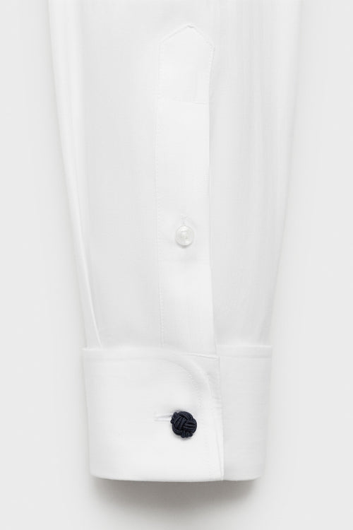 Chemise à manches longues - blanc