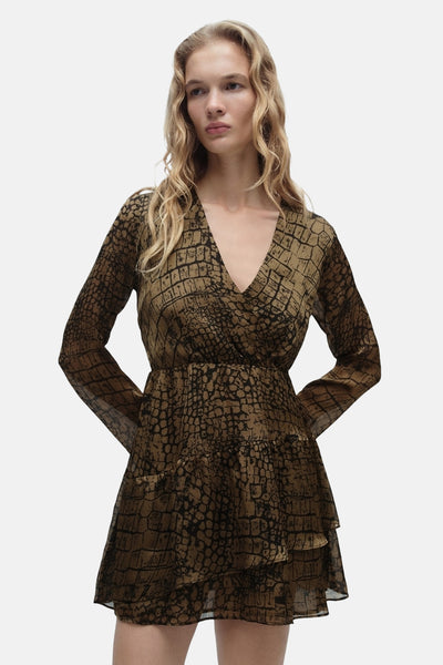 Robe  Brun - MANGO
