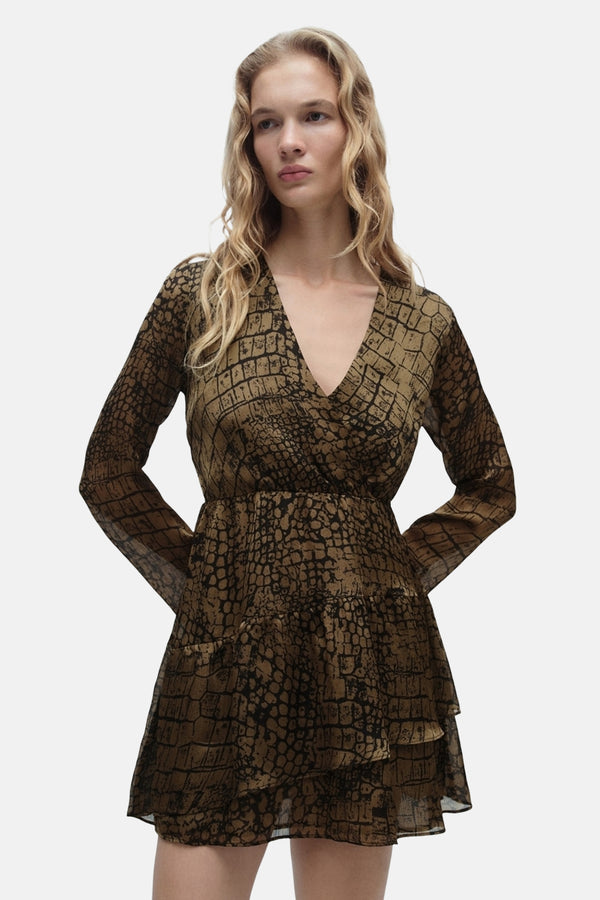 Robe  Brun - MANGO