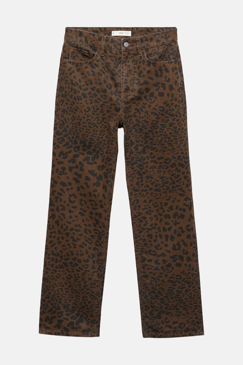 Jean coloré Brun - MANGO