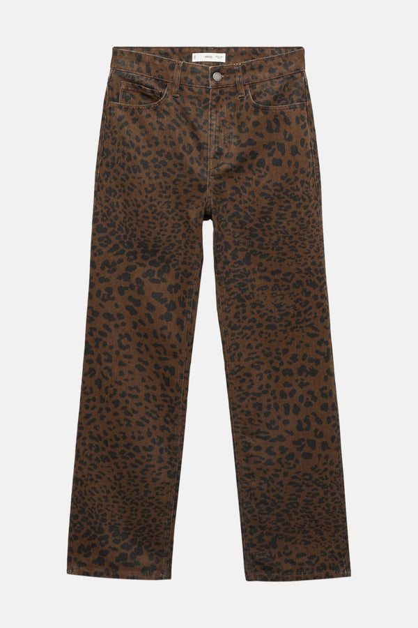 Jean coloré Brun - MANGO