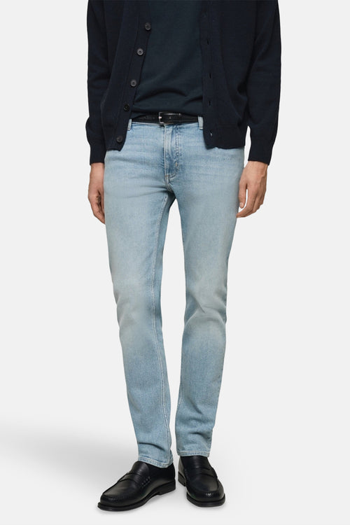 Jean slim LIGHT BLUE DENIM - MANGO