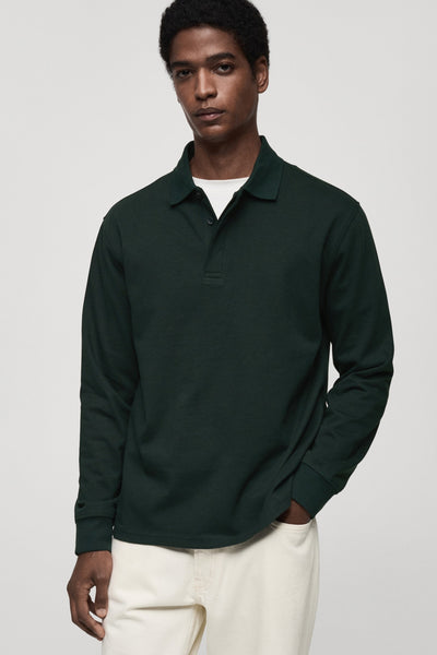 Sweater met ronde hals Groen - MANGO