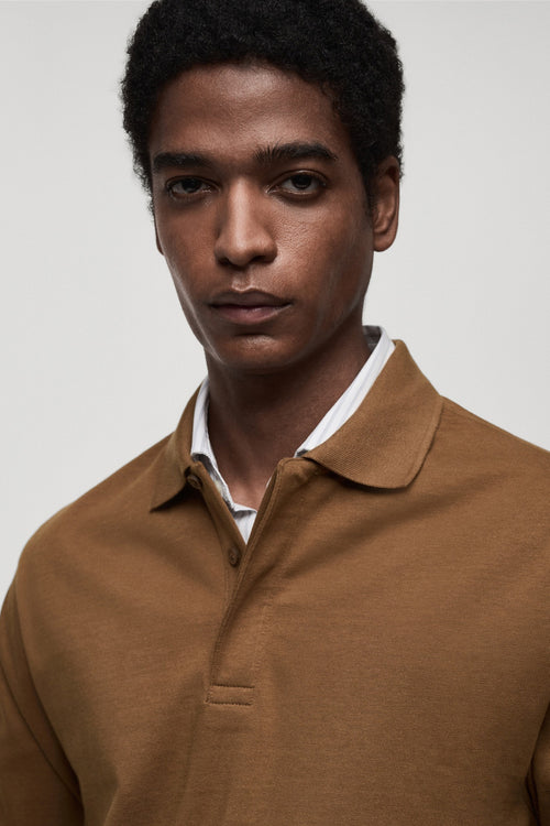 Sweater met ronde hals Bruin - MANGO