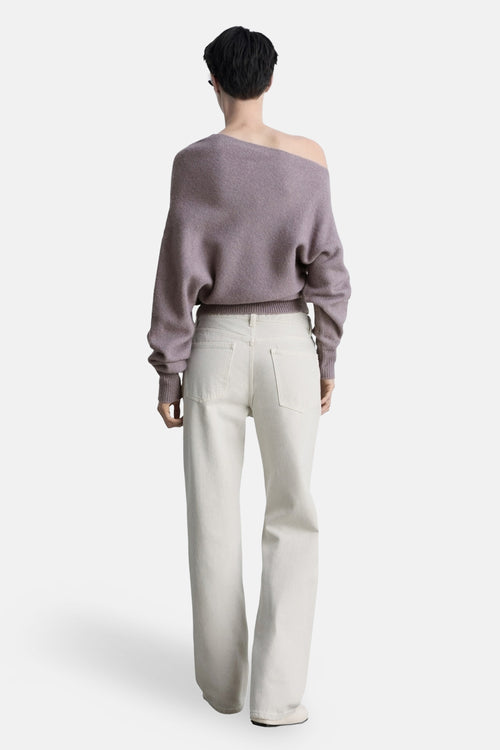 Jean droit LIGHT GREY DENIM - MANGO