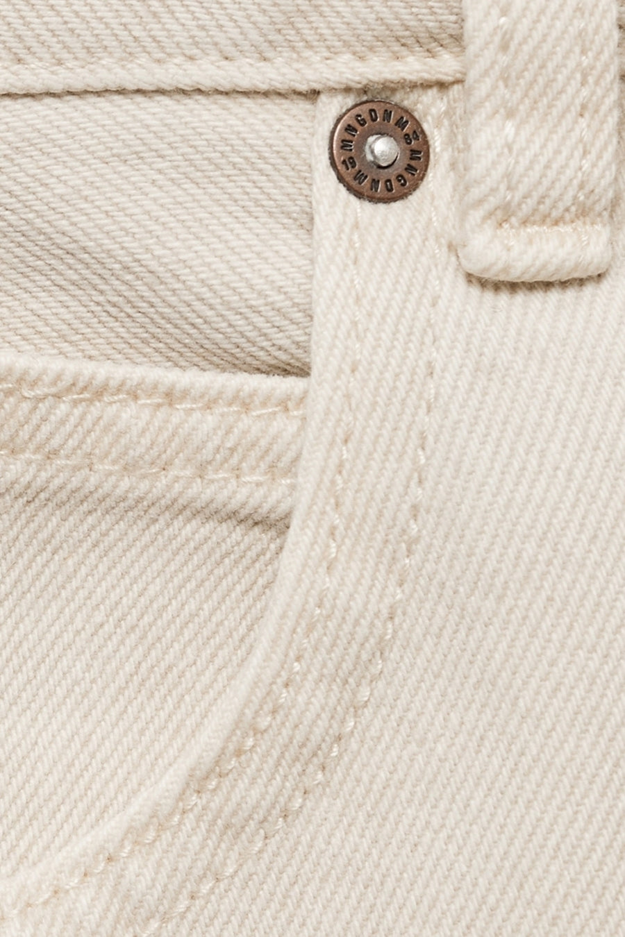 Jean droit LIGHT GREY DENIM - MANGO