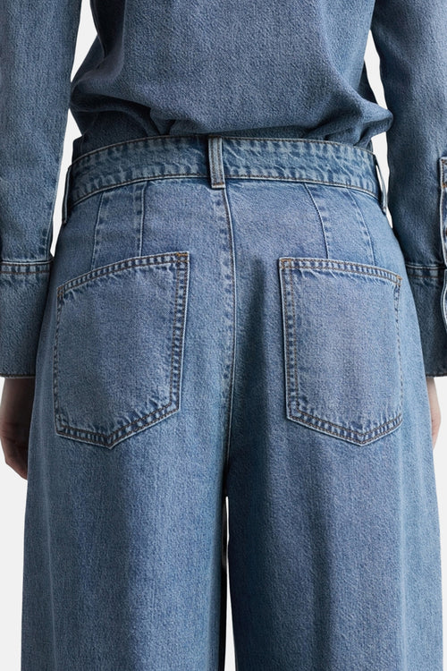 Jean large LIGHT BLUE DENIM - MANGO