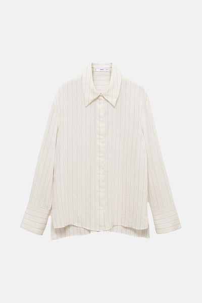 Chemisier (manches longues) Blanc - MANGO