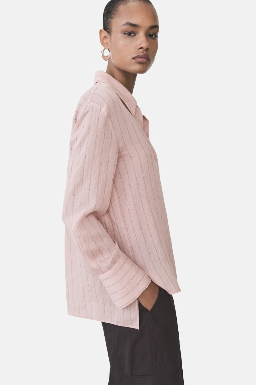 Chemisier (manches longues) Rose - MANGO