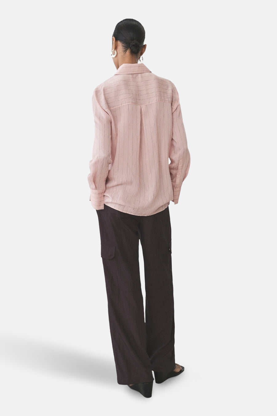 Chemisier (manches longues) Rose - MANGO