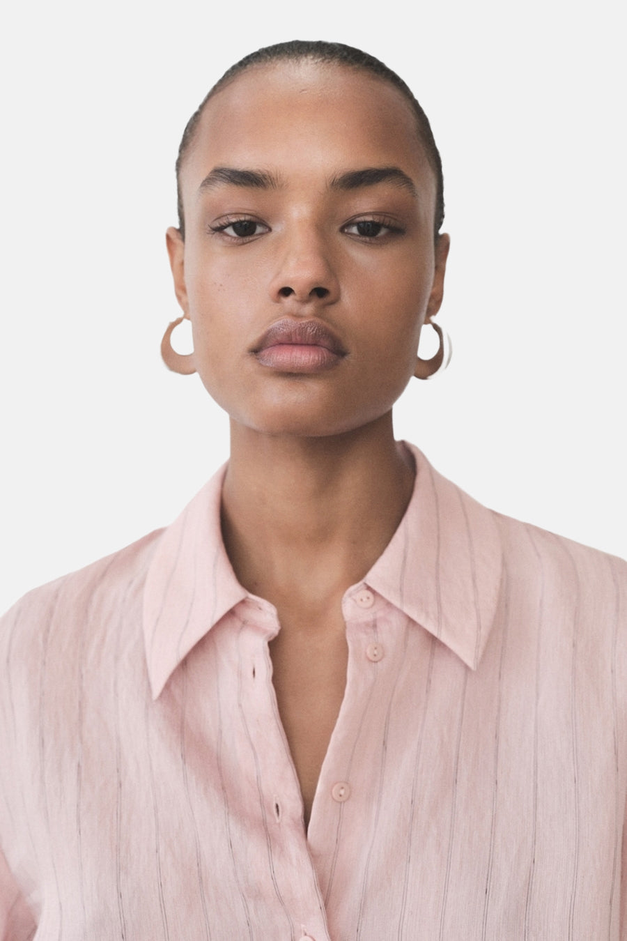 Chemisier (manches longues) Rose - MANGO