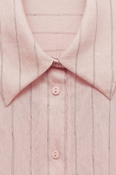Chemisier (manches longues) Rose - MANGO