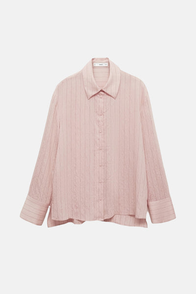 Chemisier (manches longues) Rose - MANGO