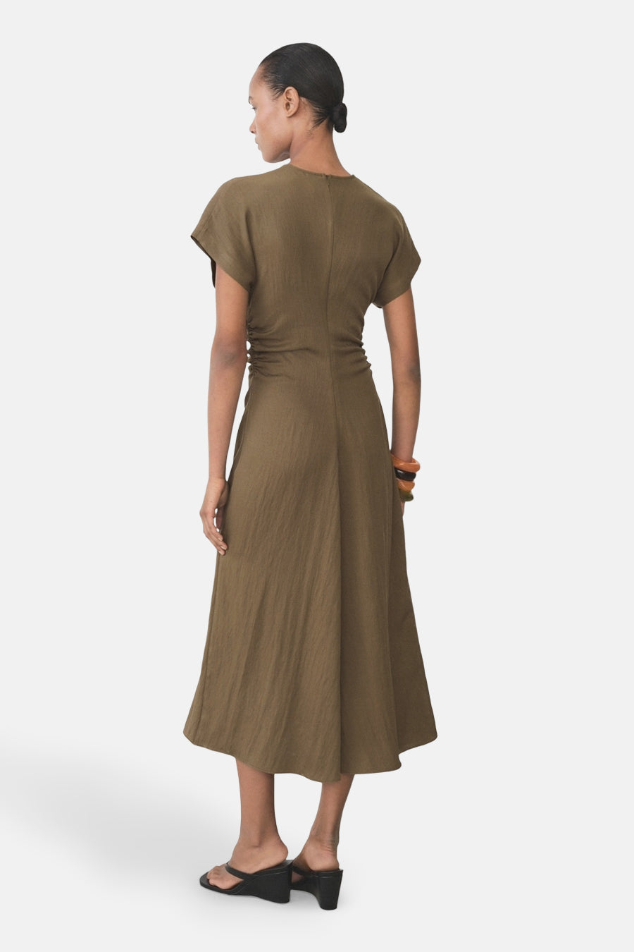 Robe  Brun - MANGO