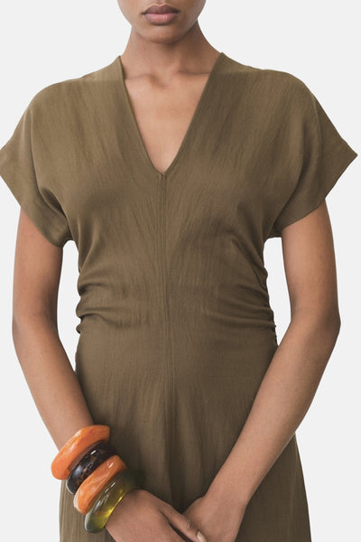 Robe  Brun - MANGO