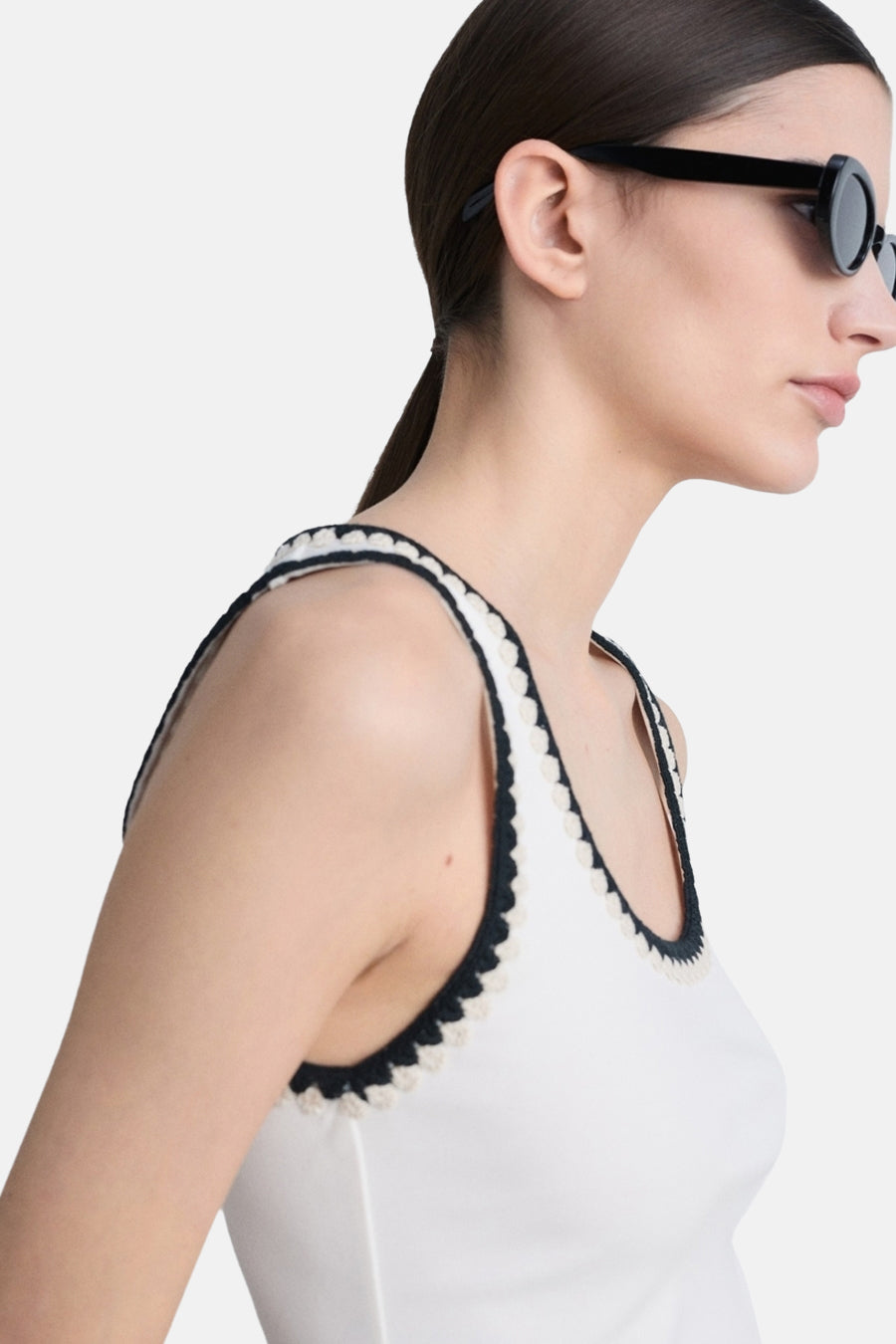 Singlet Wit - MANGO