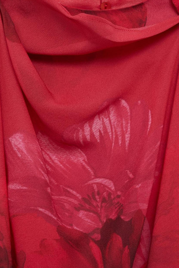 Chemisier (sans manches) Rouge - MANGO