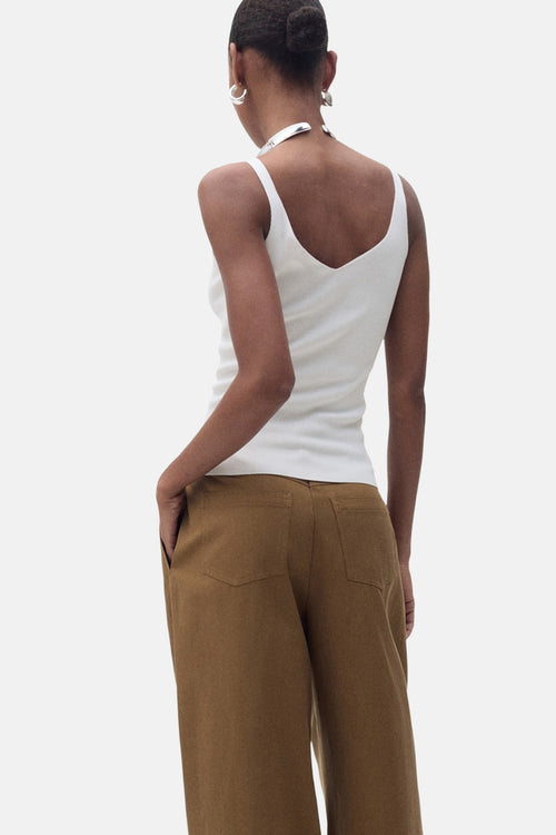 Singlet Wit - MANGO