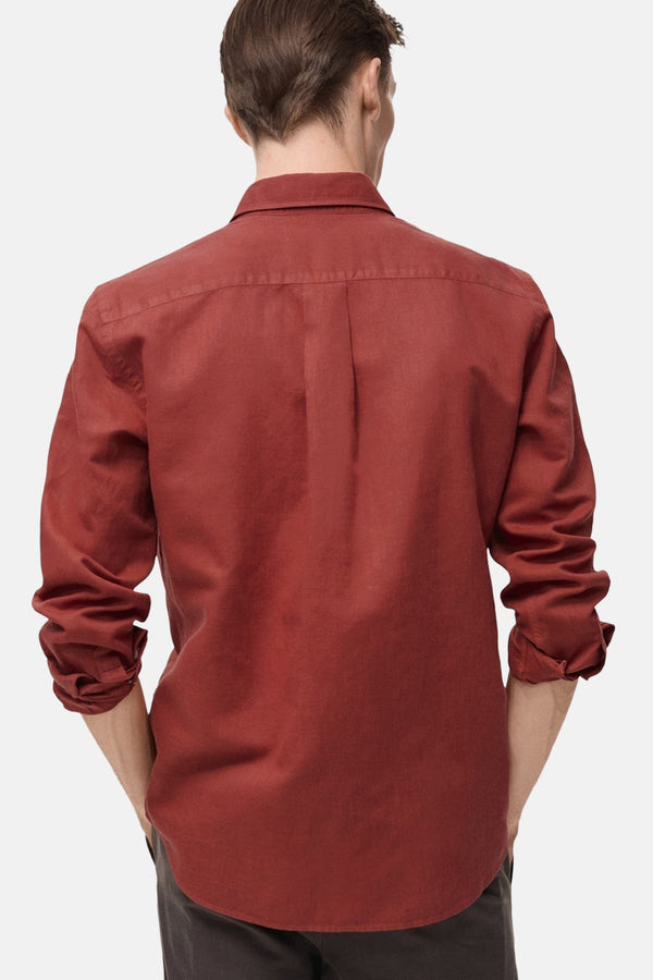 Chemise (manches longues) Rouge - MANGO