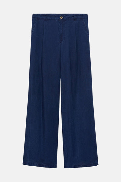 Pantalon DARK BLUE DENIM - MANGO